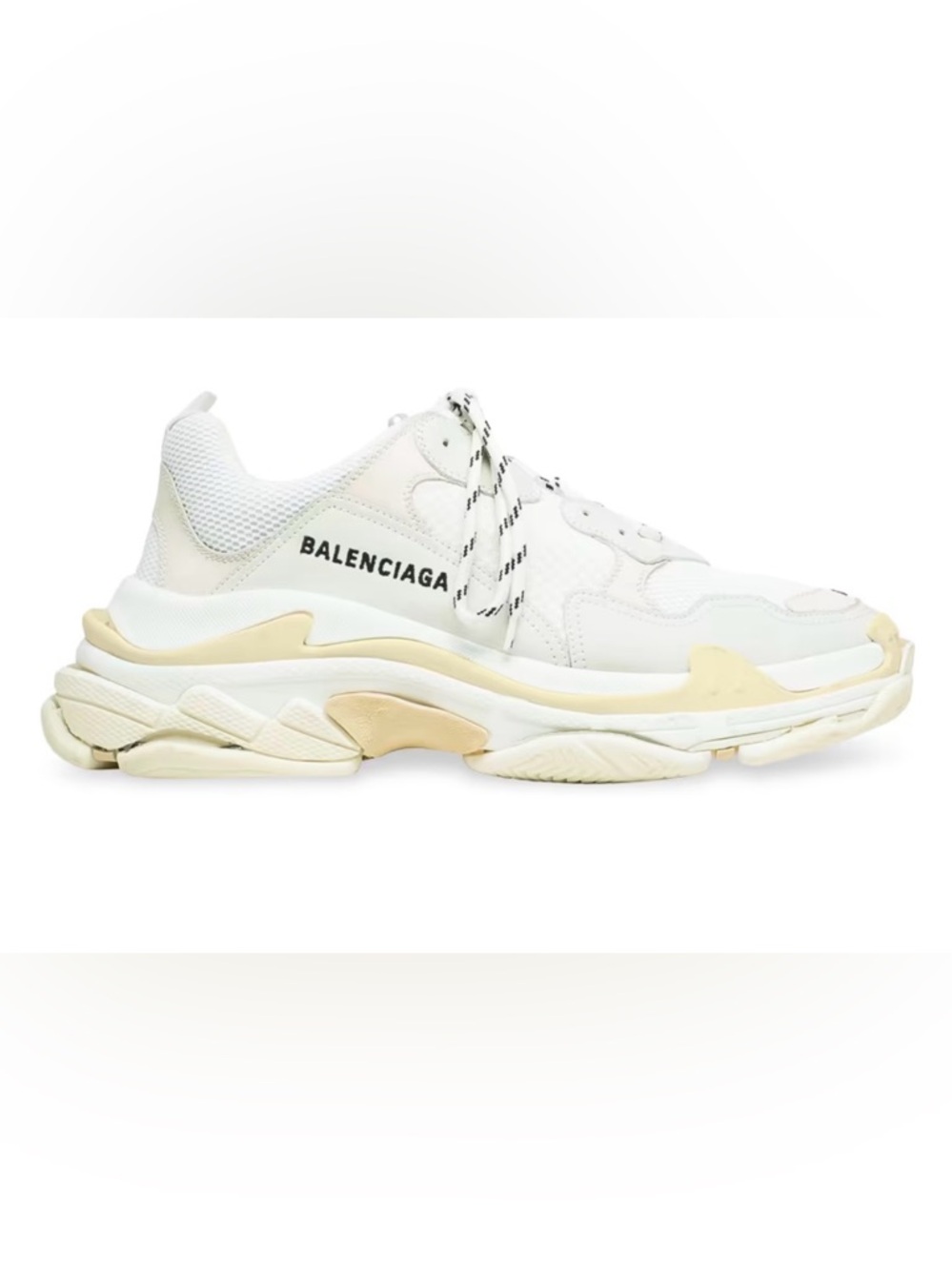 👟New! Balenciaga Triple S Sneaker White US 10
